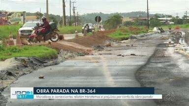 Jornal De Rond Nia Edi O Moradores Reclamam De Obra Parada Em