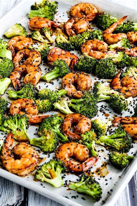 Shrimp And Broccoli Sheet Pan Meal Kalyns Kitchen