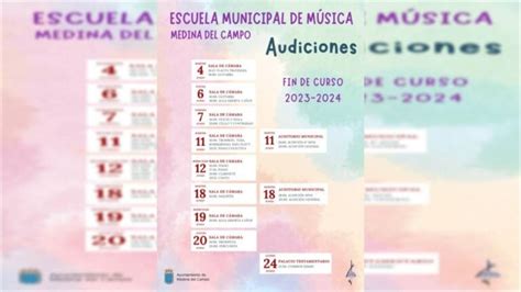 Audiciones De Fin De Curso De La Escuela Municipal De M Sica De Medina