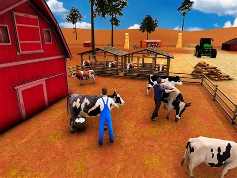 Android 용 Cow Farm Factory Simulator Dairy Cattle Farm 다운로드