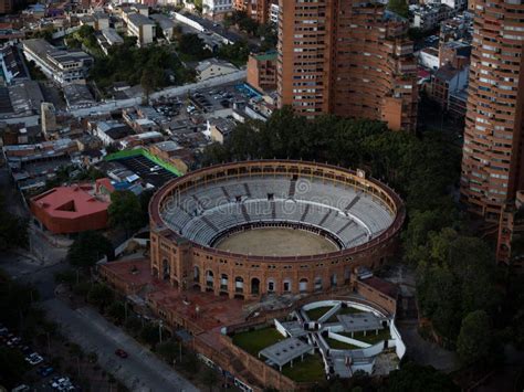 Bullring Arena Stadium Plaza De Toros Santamaria From Observation Deck