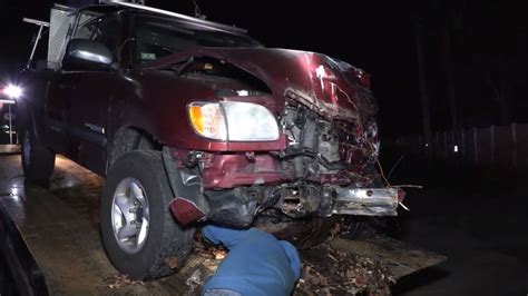 Father Son ‘pretty Startled After Truck Slams Into Falmouth Home