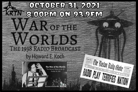 War Of The Worlds Original 1938 Broadcast On Krtn Krtn Enchanted Air