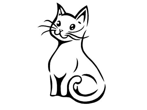 Котик Контур Картинки – Telegraph