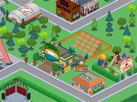 TSTO Springfield Downs Springfield Simpsons Springfield