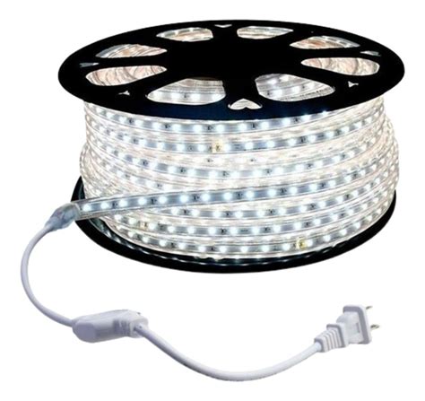 M Rollo Manguera Led Super Luminosa Led Mt Blanco Fr O Mercado