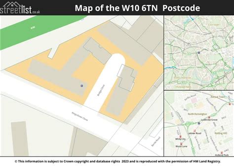 Complete Postcode Guide To W10 6TN In London House Prices Council Tax