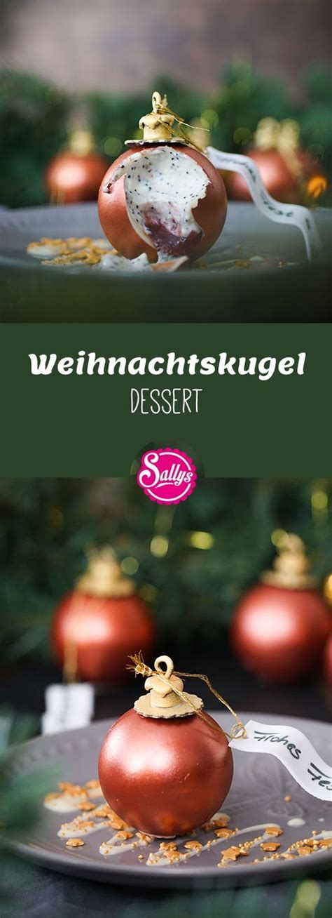 Weihnachtskugel Dessert Mit Mousse Dessert Weihnachten