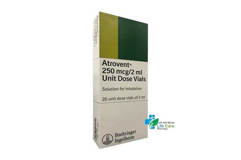 Atrovent 250 Mcg 2ml 20 Vials Life Care Pharmacy