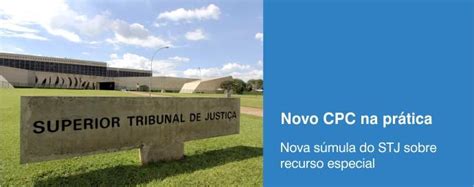 Nova súmula do STJ sobre recurso especial