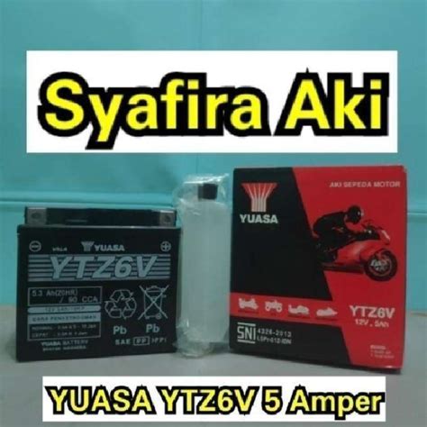 Jual Aki Motor Honda Vario Ytz V Yuasa Accu Kering Original Ori Di