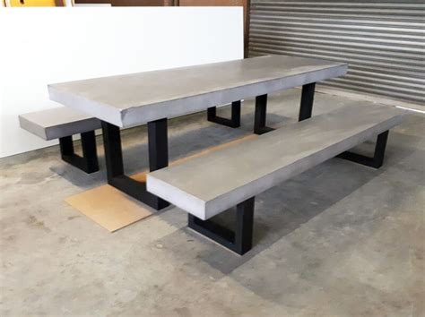 Concrete Dining Tables Snap Concrete