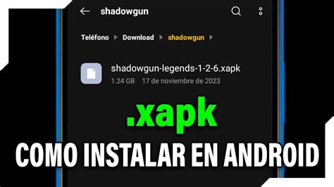 COMO INSTALAR ARCHIVOS XAPK EN ANDROID YouTube