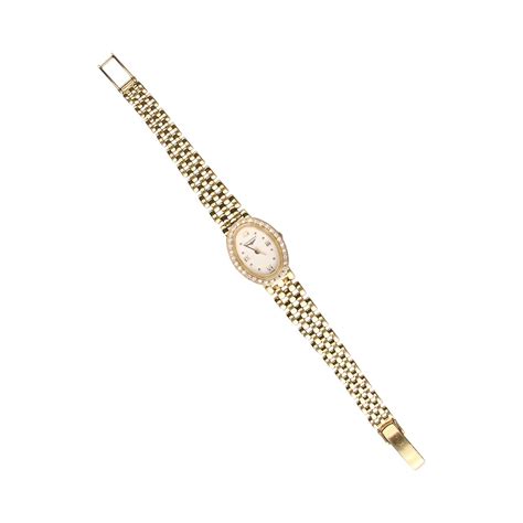 Longines 18ct Gold Diamond Ladys Wrist Watch