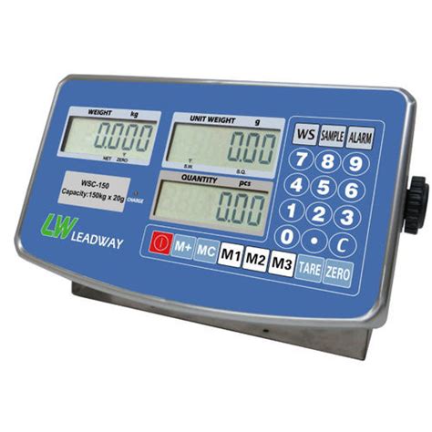 Indicador De Peso Display LCD WSC KINGSHIP WEIGHING MACHINES