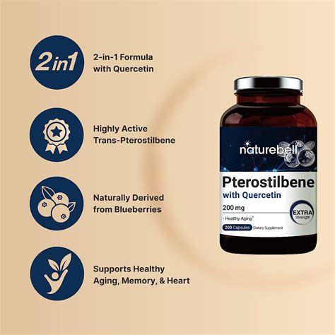 Buy In Formula Pterostilbene Quercetin Supplements Mg Per