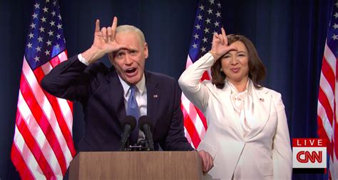 Jim Carrey Maya Rudolph Celebrate Joe Bidens Victory On ‘snl The