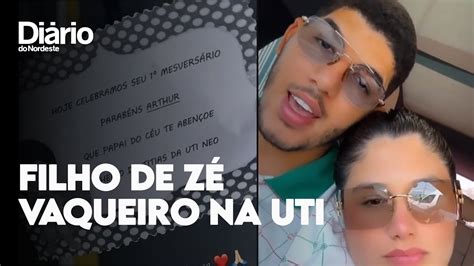 Filho De Z Vaqueiro Completa Um M S Em Uti E M E Fala Sobre Estado De