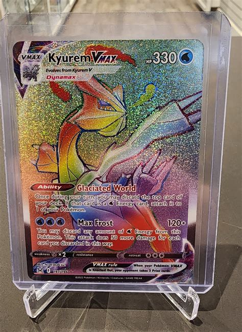 Pokemon Tcg Kyurem Vmax Lost Origin Rainbow Rare Icons And Heroes