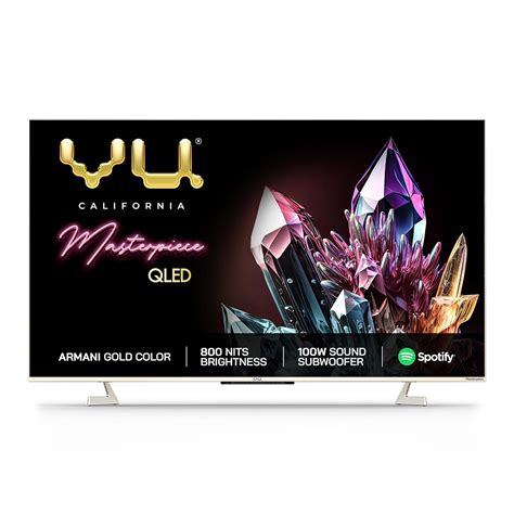 Vu Cm Inches The Masterpiece Glo Series K Ultra Hd Smart