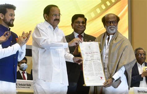 Rajinikanth Receives The Dadasaheb Phalke Award Daily Excelsior