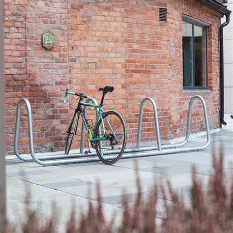 Galvanized Steel Bike Rack For Public Spaces Bicycle Parking Steel