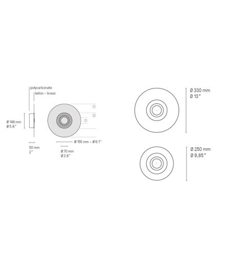 Earth Sober Cvl Luminaires Lampada Da Soffitto Parete Milia Shop