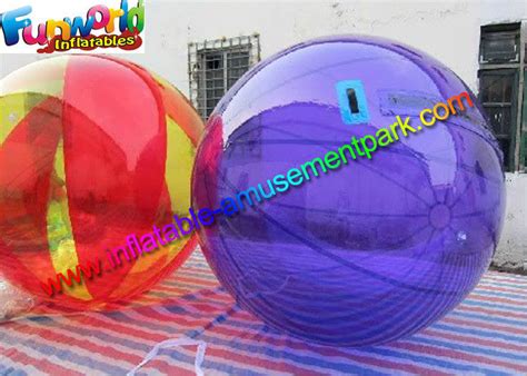 Kids Colorful Inflatable Zorb Ball , Swimming Pool Inflatable Water Ball