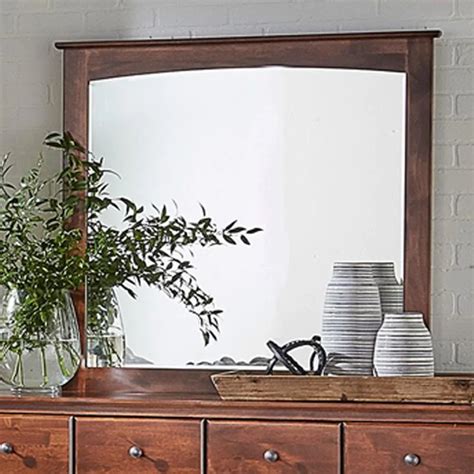 Archbold Furniture Shaker 206776168 Dresser Mirror With Lightly Arched