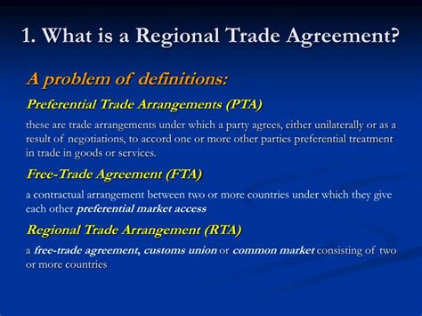 PPT Regional Trade Agreements And The WTO PowerPoint Presentation