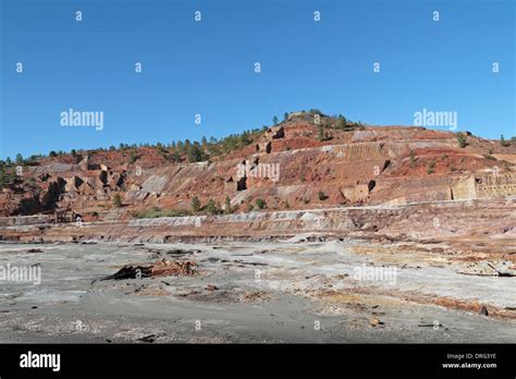 Como Paisaje Lunar Del Parque Minero De Rio Tinto Minas De Riotinto