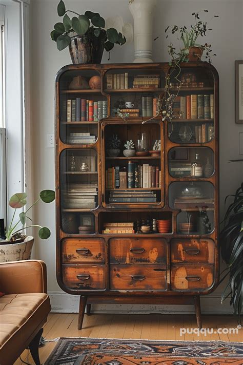 Mid-Century Modern Bookcase: Stylish Storage Solutions - Puqqu