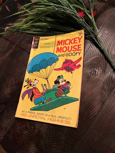 Mickey Mouse Goofy Comic Book Walt Disney Gold Key 1971 Prince Goofy ...