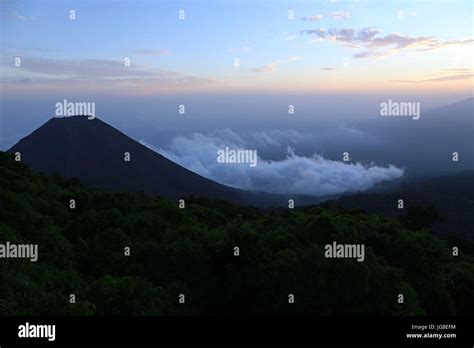 Izalco Volcano Seen From One Of The View Points In Cerro Verde