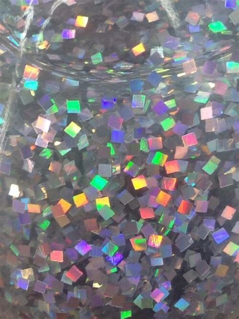 Holographic Iridescent Metallic Chrome Blog Glitter Wallpaper