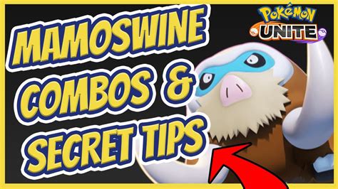 BEST Mamoswine COMBOS And TIPS Pokemon UNITE Mamoswine Guide YouTube