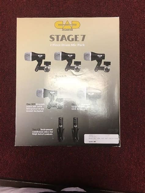 CAD Audio Stage 7 Drum Mic Pack Reverb