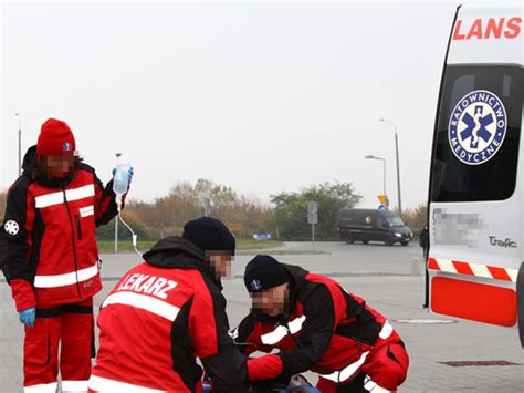 Naklejka PAŃSTWOWE RATOWNICTWO MEDYCZNE 50 cm na Ambulans karetkę