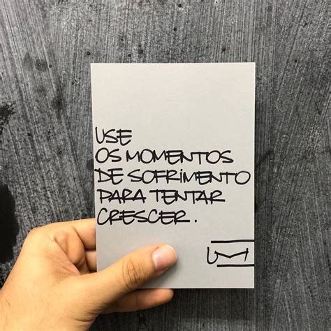 Um Cartão On Instagram “sobre Tirar Lições Do Caos” Frases De