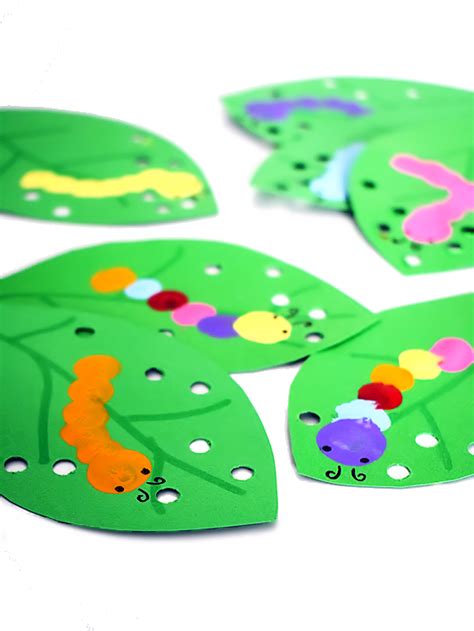 Fingerprint Caterpillars Our Kid Things