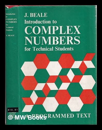 Introduction To Complex Numbers For Technical Students Programmed Text