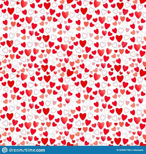 Happy Valentine S Day Hearts Pattern Valentine Day Greeting Card