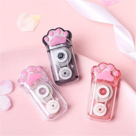 Clear Cat Paws Correction Tape Cute Correction Tape Kawaii Etsy