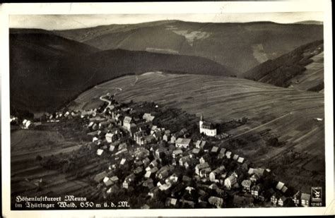 Ak Meura in Thüringen Fliegeraufnahme vom Ort Nr 2803693 oldthing