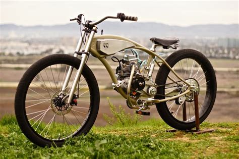 motorised bicycle  wolf creative customs silodrome