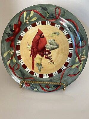 LENOX Winter Greetings Everyday CARDINAL Dinner Plates 10 75 McClung