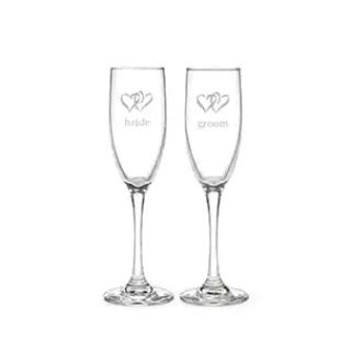 Personalized Wedding Flutes