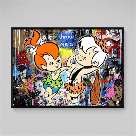 Graffiti Cartoons Wall Art | The Trendy Art