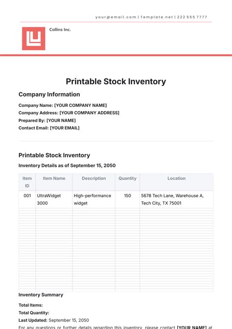Free Seed Inventory Template to Edit Online