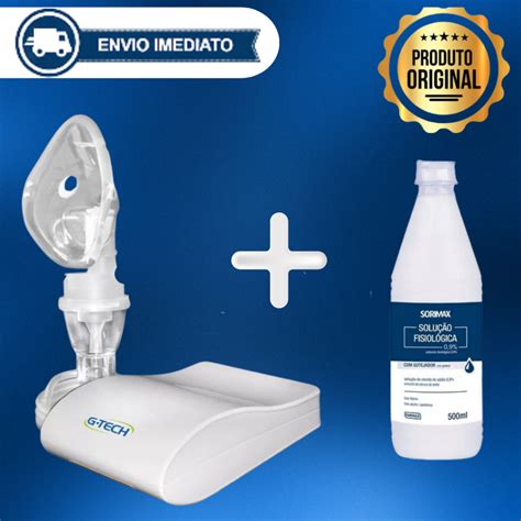 Para Que Serve O Inalador Com Soro Fisiologico - Kit Nebulizador Inalador Portátil Premium G-Tech + Soro Fisiológico ...
